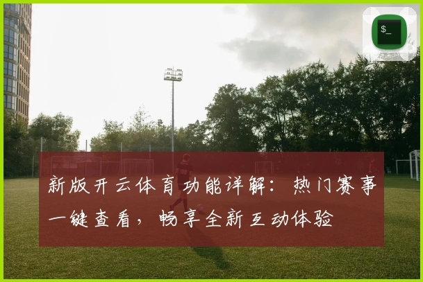 新版开云体育功能详解：热门赛事一键查看，畅享全新互动体验